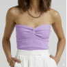 Top Strapless Canalé Sweetheart