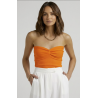 Top Strapless Canalé Sweetheart