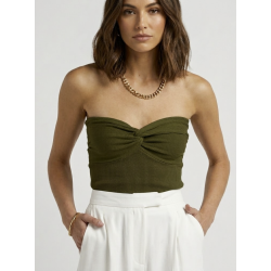 Top Strapless Canalé Sweetheart