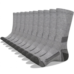 Premium Total Comfort Crew Socks_Grey