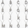 Sparkly Initial Necklace|A-Z