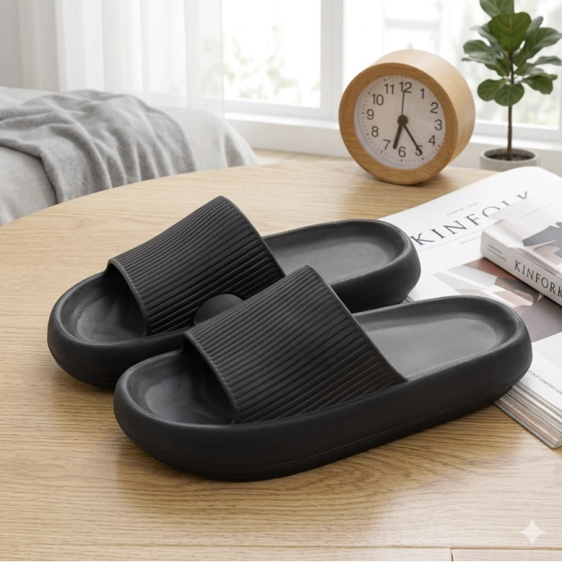 Chanclas Cloud--Negras