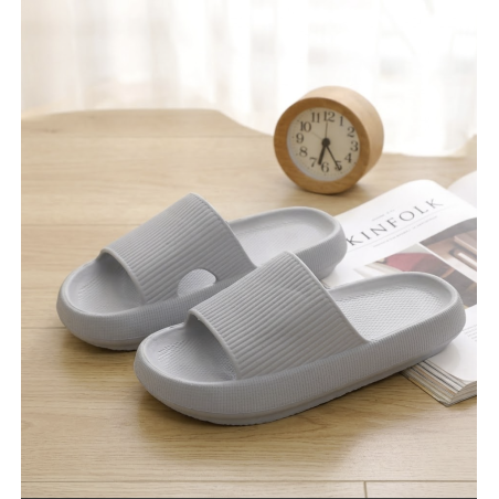 Cloud Slippers--Grey